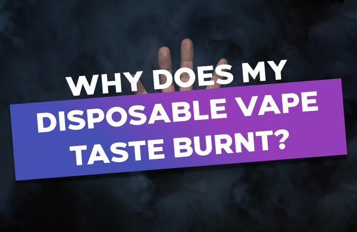 Disposable vape taste burnt