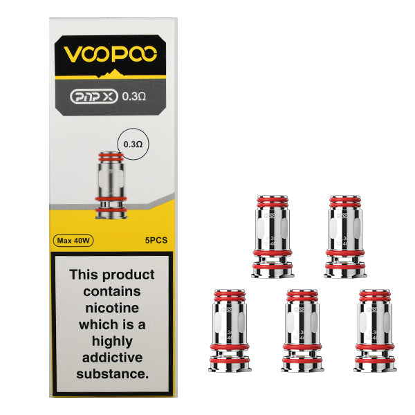 VOOPOO PNP X Replacement Coil 5 Pack - Coils UK VOOPOO PNP X Replacement Coil 5 Pack - Coils UK