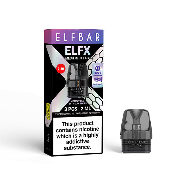 Elf Bar ELFX Empty Pods/3pack - 0.8ohm