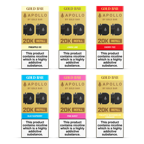 Gold Bar Apollo Prefilled Pods