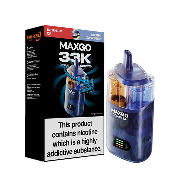 RELX Maxgo Combo 33K Prefilled Vape Kit RELX Maxgo Combo 33K Prefilled Vape Kit