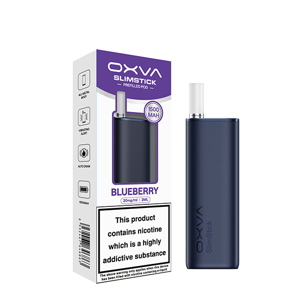 Oxva SlimStick Prefilled Pod Vape Kit - Blue (Blueberry)