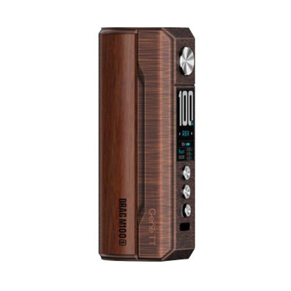 Voopoo Drag M100s Mod Antique Brass & Padauk