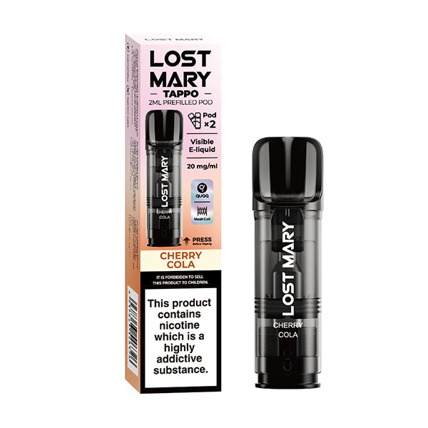 Lost Mary Tappo Prefilled Pods 2 Pack - Cherry Cola