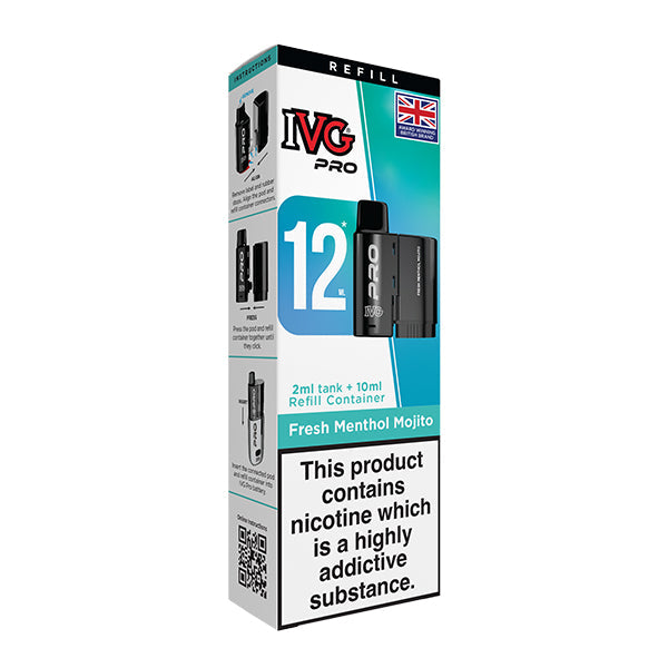 IVG PRO 12 Refill Pod 2ml - Fresh Menthol Mojito