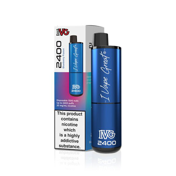 IVG 2400 Disposable Vape Device - Blueberry Fusion