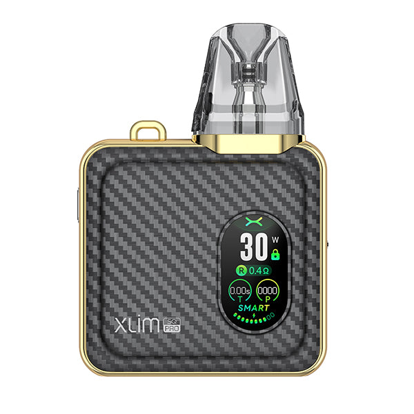 Oxva Xlim SQ Pro Pod Vape Kit Gold Carbon