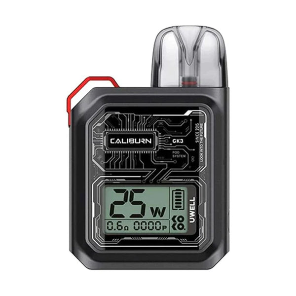 Uwell Caliburn GK3 Pod Vape Kit - Black