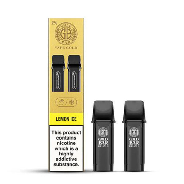 Gold Bar Reload Refill Prefilled Pods (2pk) - Lemon Ice