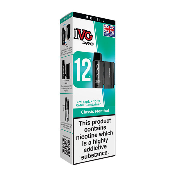 IVG PRO 12 Refill Pod 2ml - Classic Menthol