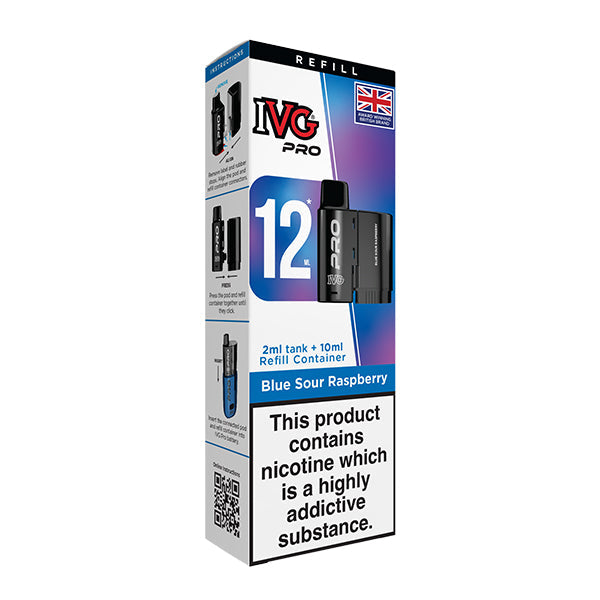 IVG PRO 12 Refill Pod 2ml - Blue Sour Raspberry