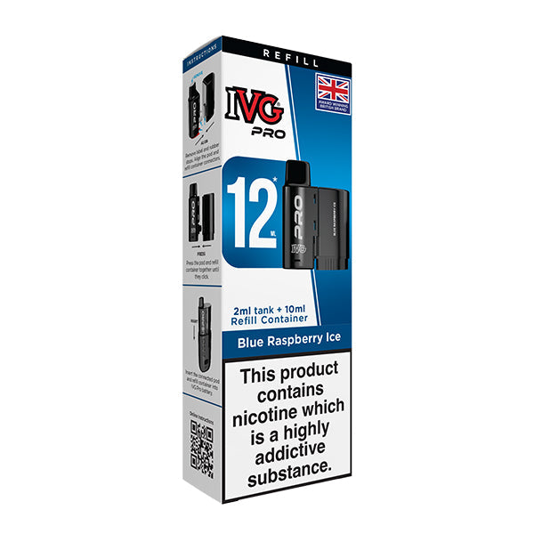 IVG PRO 12 Refill Pod 2ml - Blue Raspberry Ice