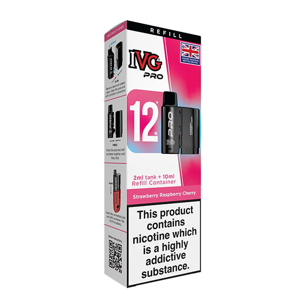 IVG PRO 12 Refill Pod 2ml - Strawberry Raspberry Cherry