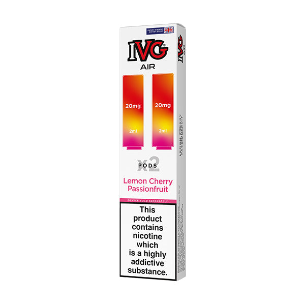 IVG Air Pods 2ml/2packs Lemon Cherry Passionfruit