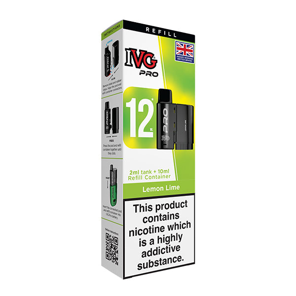 IVG PRO 12 Refill Pod 2ml - Lemon Lime