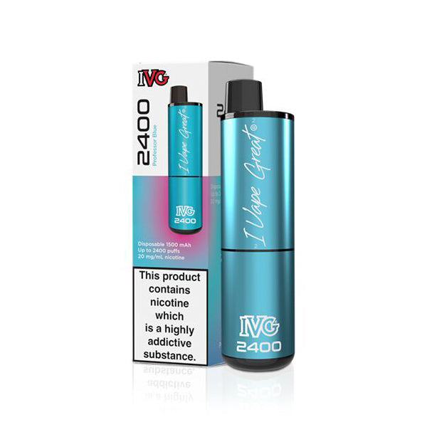 IVG 2400 Disposable Vape Device - Professor Blue