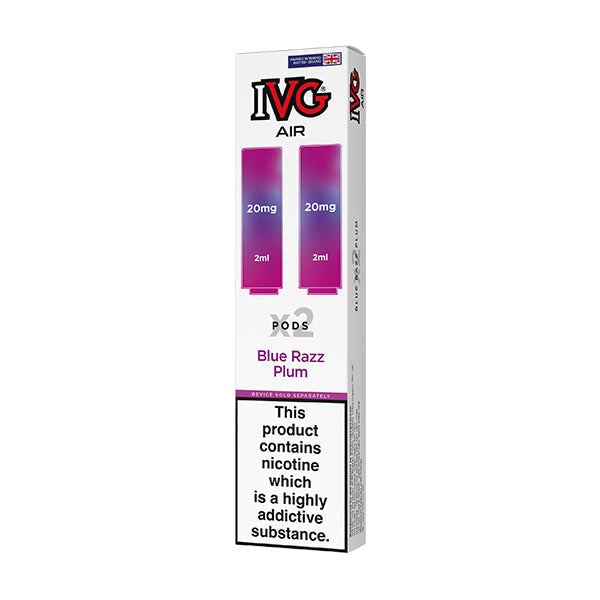 IVG Air Pods 2ml/2packs Blue Razz Plum