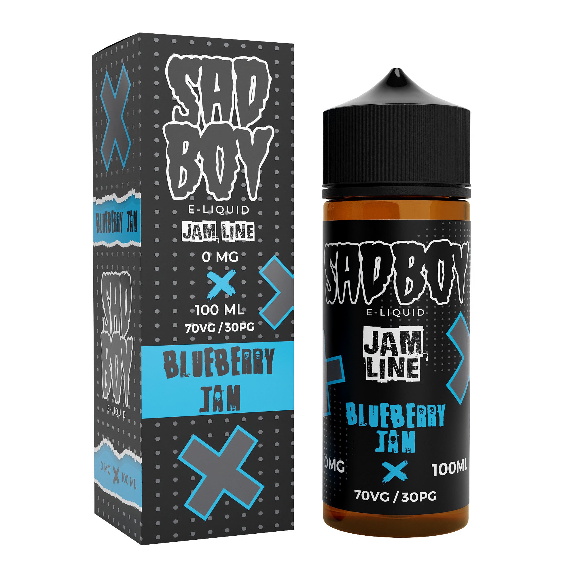 Sadboy Jam Line: Blueberry Jam 0mg 100ml Shortfill E-Liquid