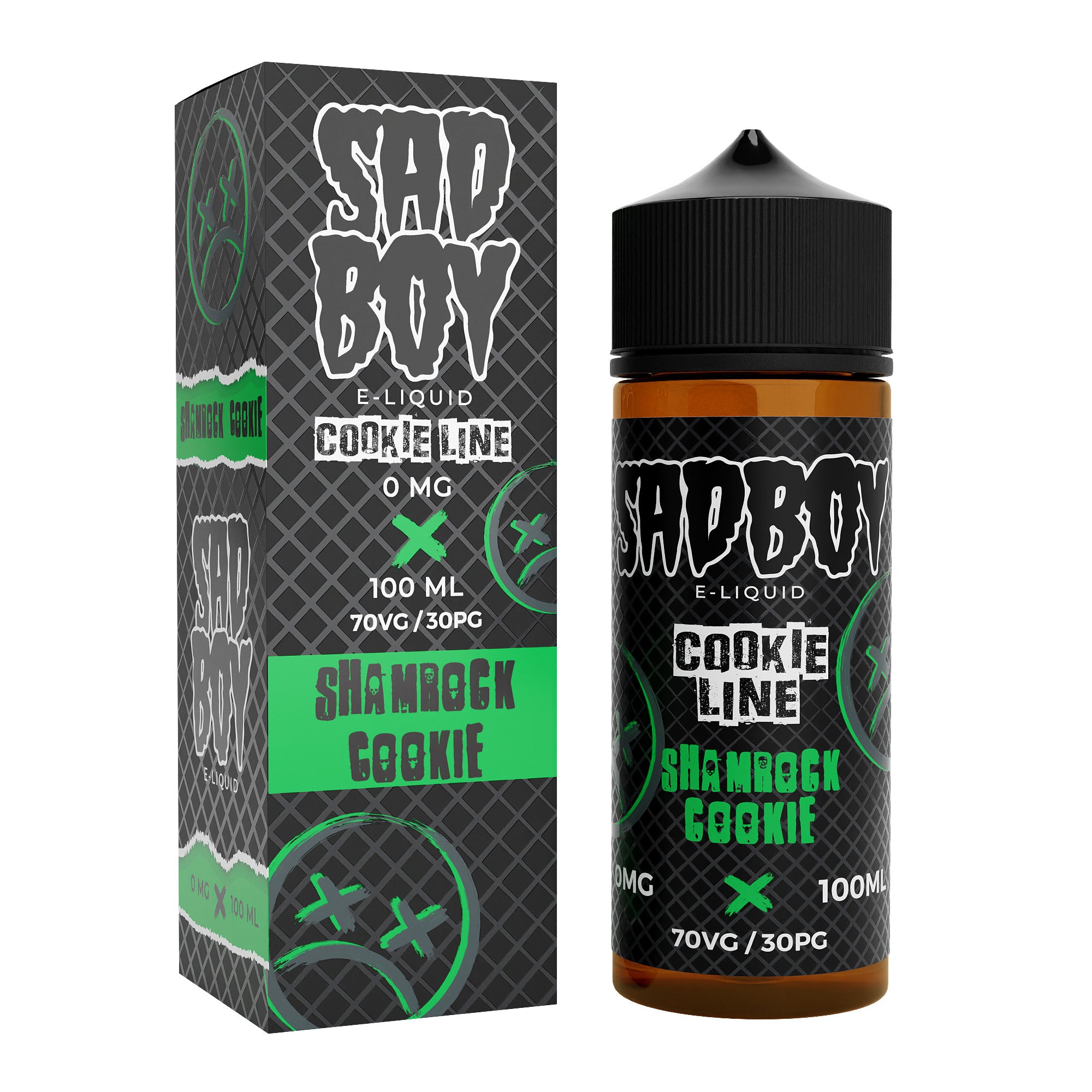 Sadboy Cookie Line: Shamrock Cookie 0mg 100ml Shortfill E-Liquid