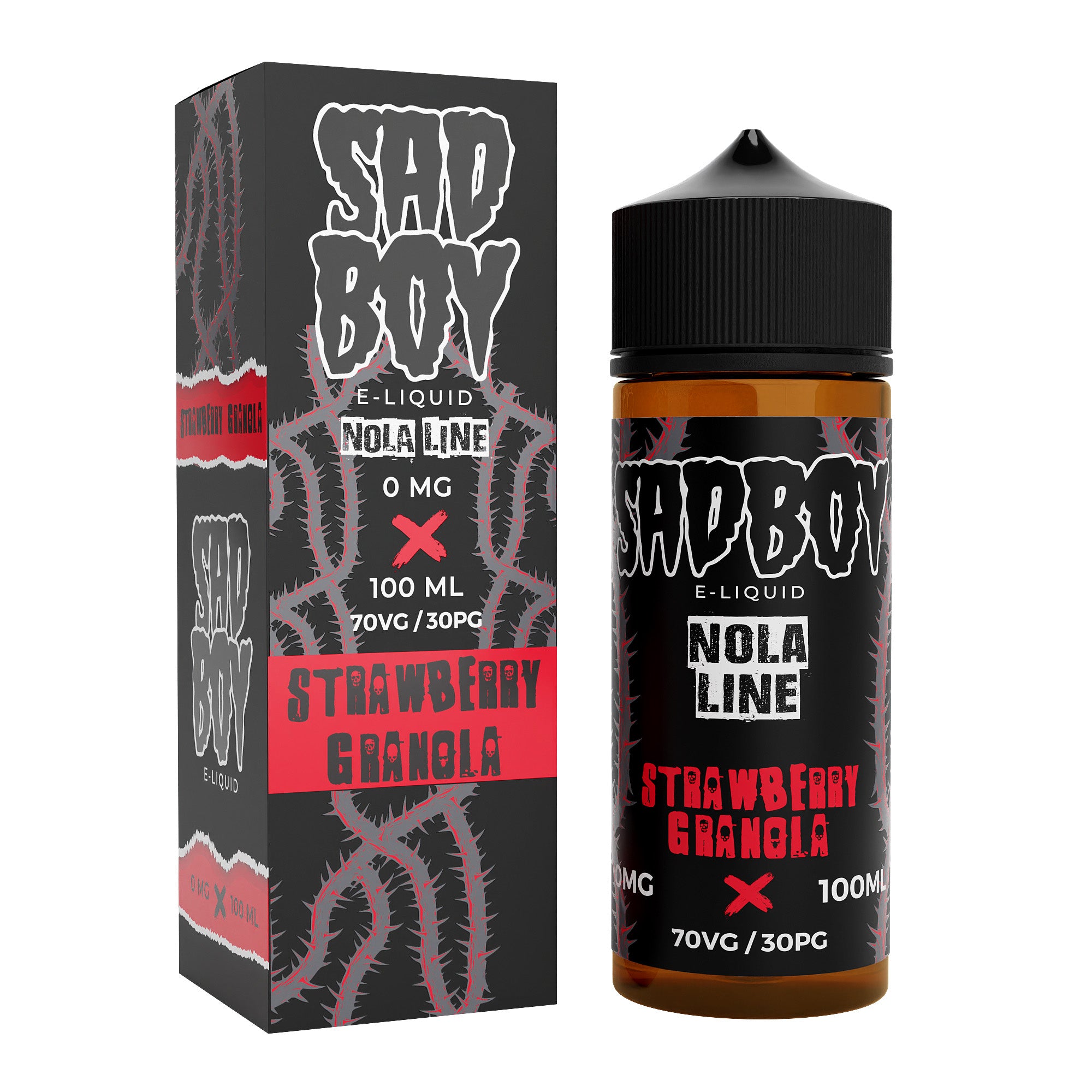 Sadboy Nola Line: Strawberry Granola 0mg 100ml Shortfill E-Liquid
