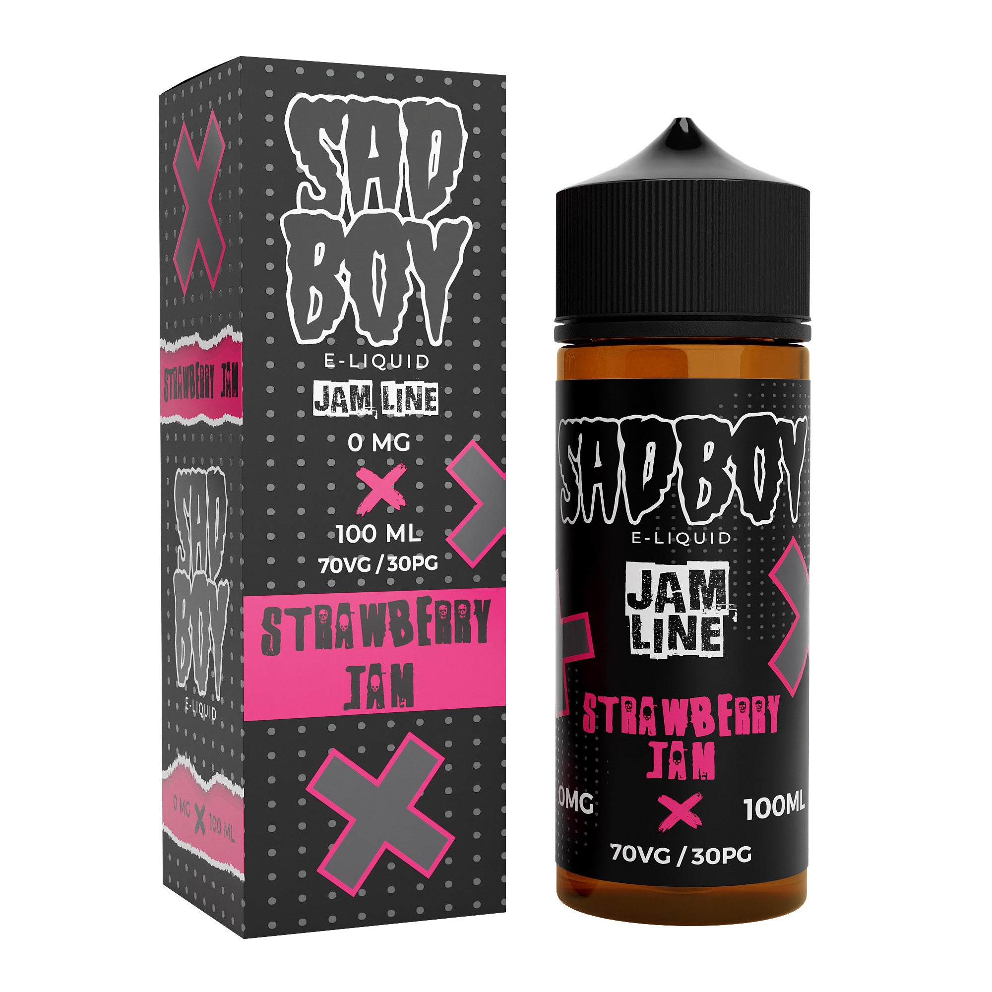 Sadboy Jam Line: Strawberry Jam 0mg 100ml Shortfill E-Liquid