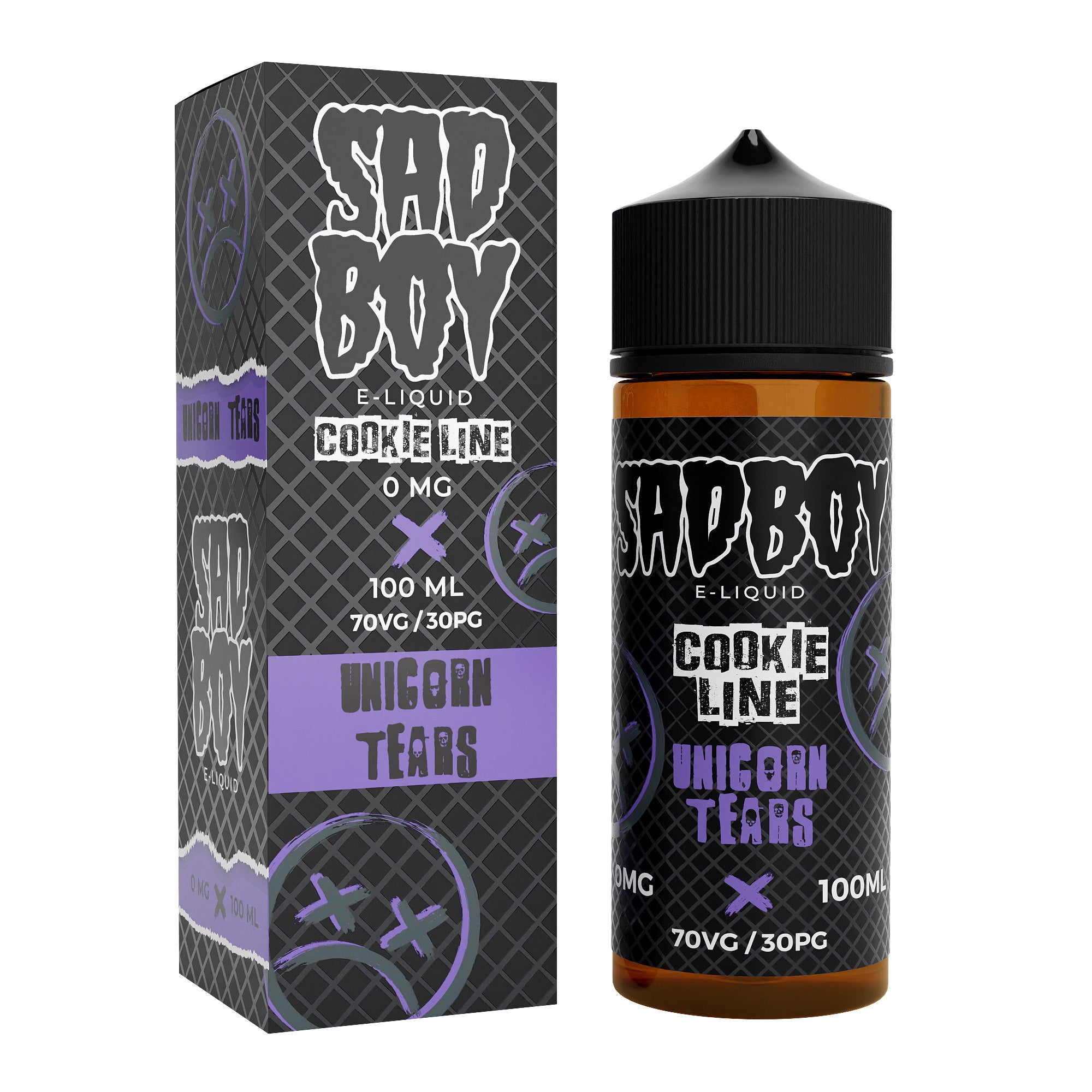 Sadboy Cookie Line: Unicorn Tears 0mg 100ml Shortfill E-Liquid