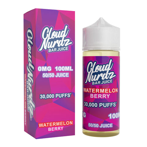 Cloud Nurdz Watermelon Berry 100ml Shortfill