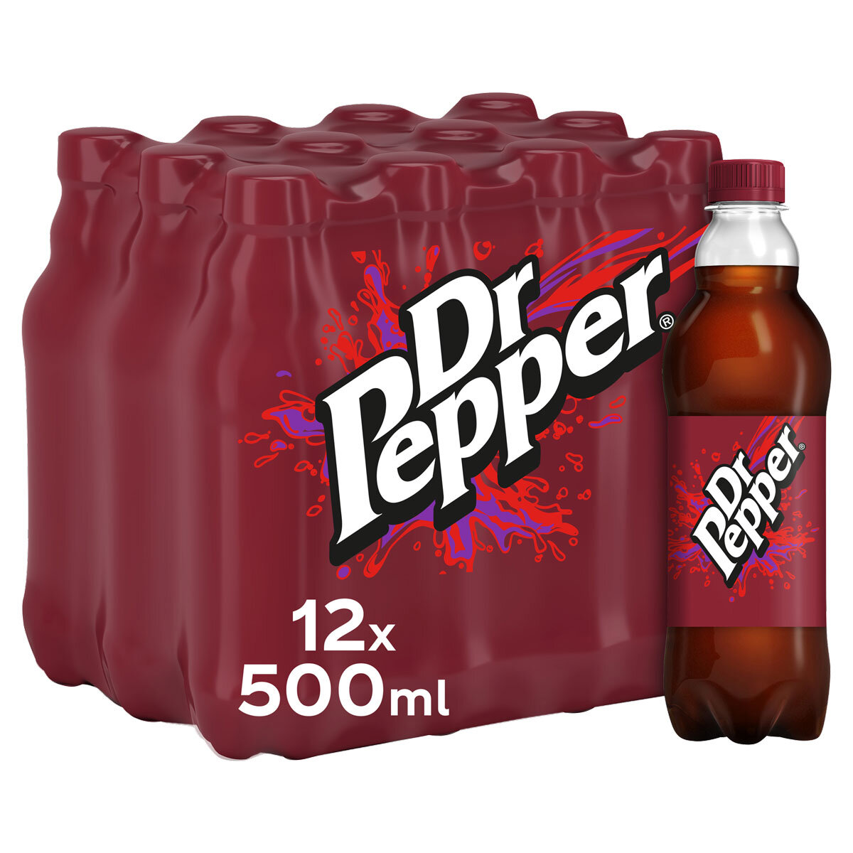 Dr Pepper 12x500ml (Shipping Restricted*)