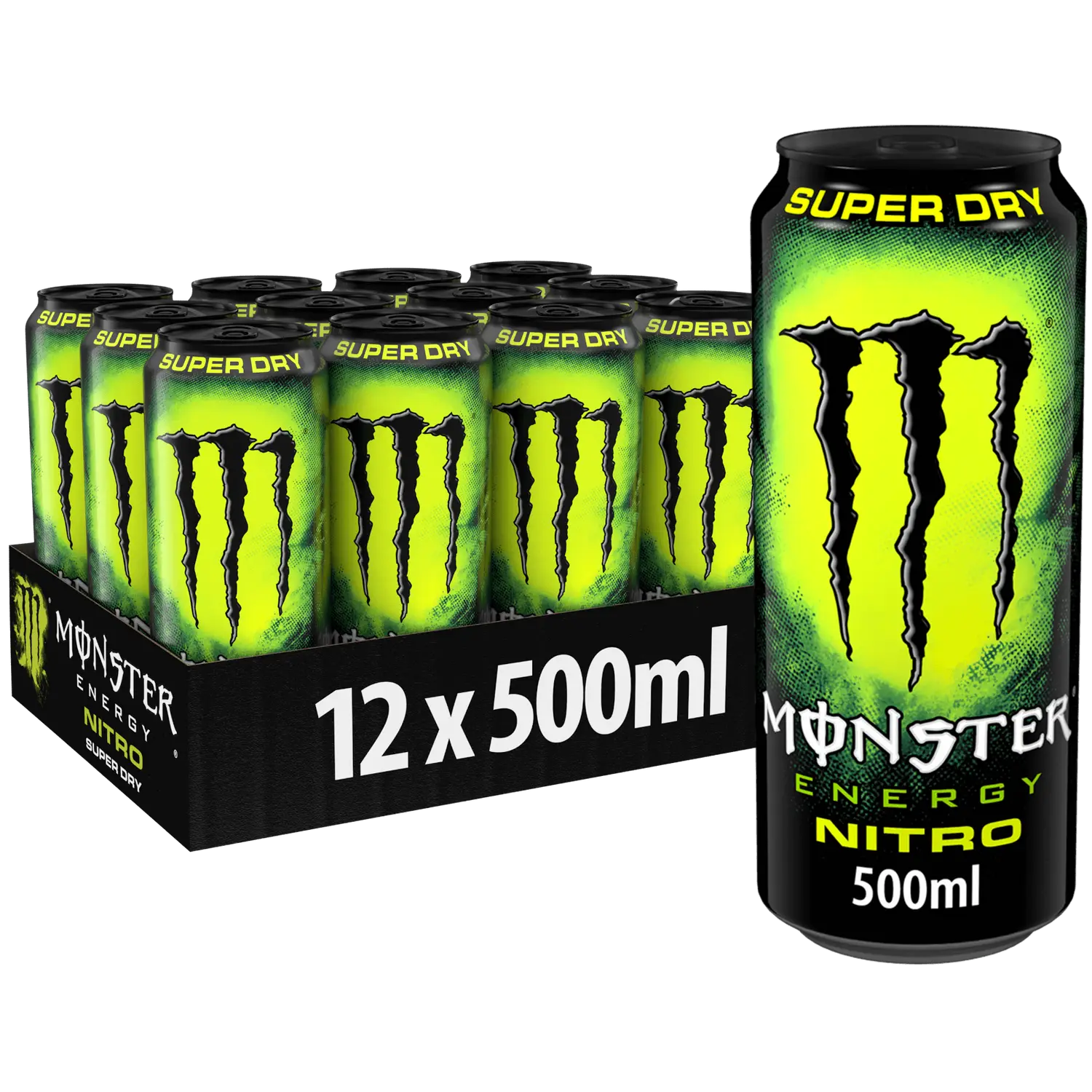 Monster Energy Drink Nitro Super Dry 12x500ml (Shipping Restricted)