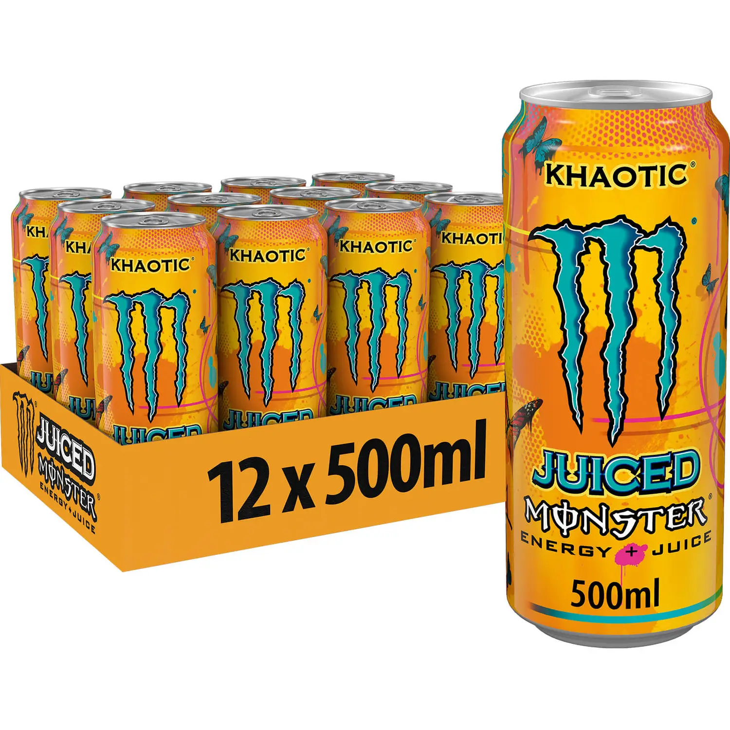 Monster Energy Drink Khaotic 12x500ml (Shipping Restricted)