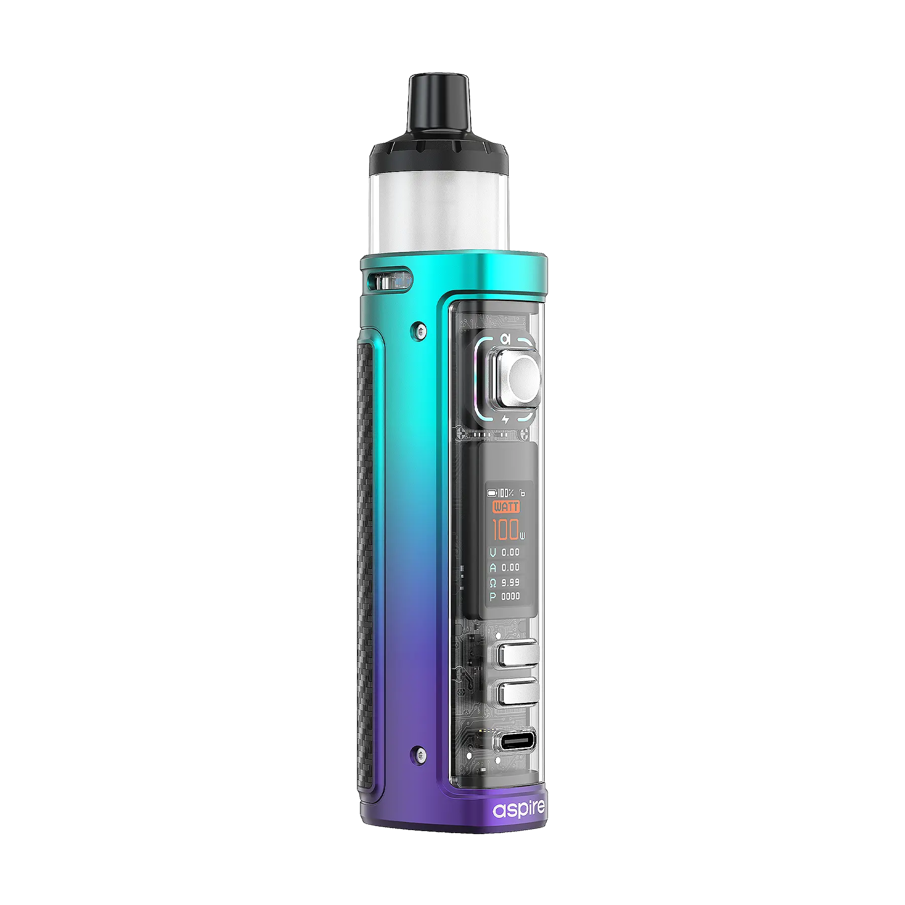 Aspire Veynom EX Vape Kit Teal Purple Fade