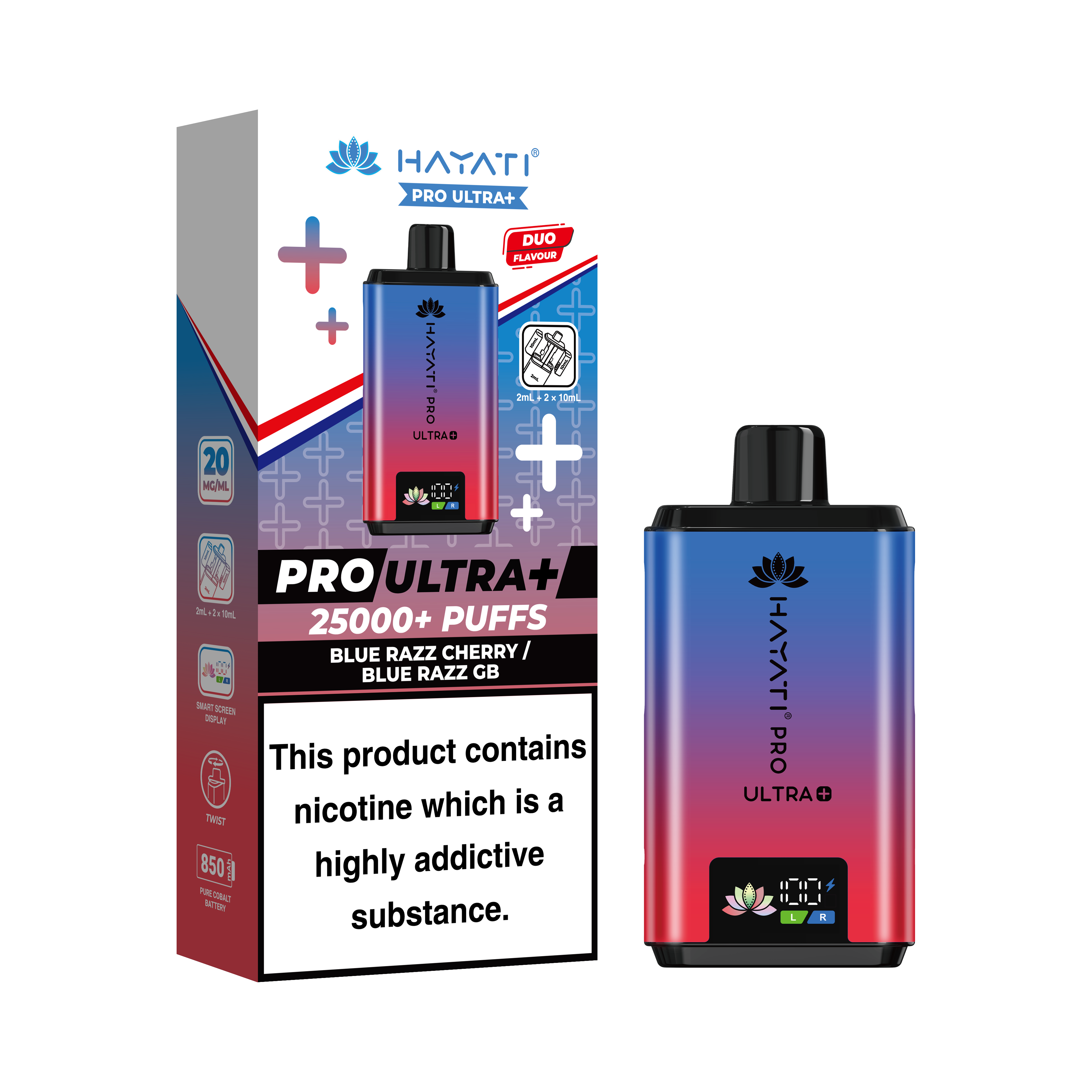 Hayati Pro Ultra + 25K Prefilled Pod Kit