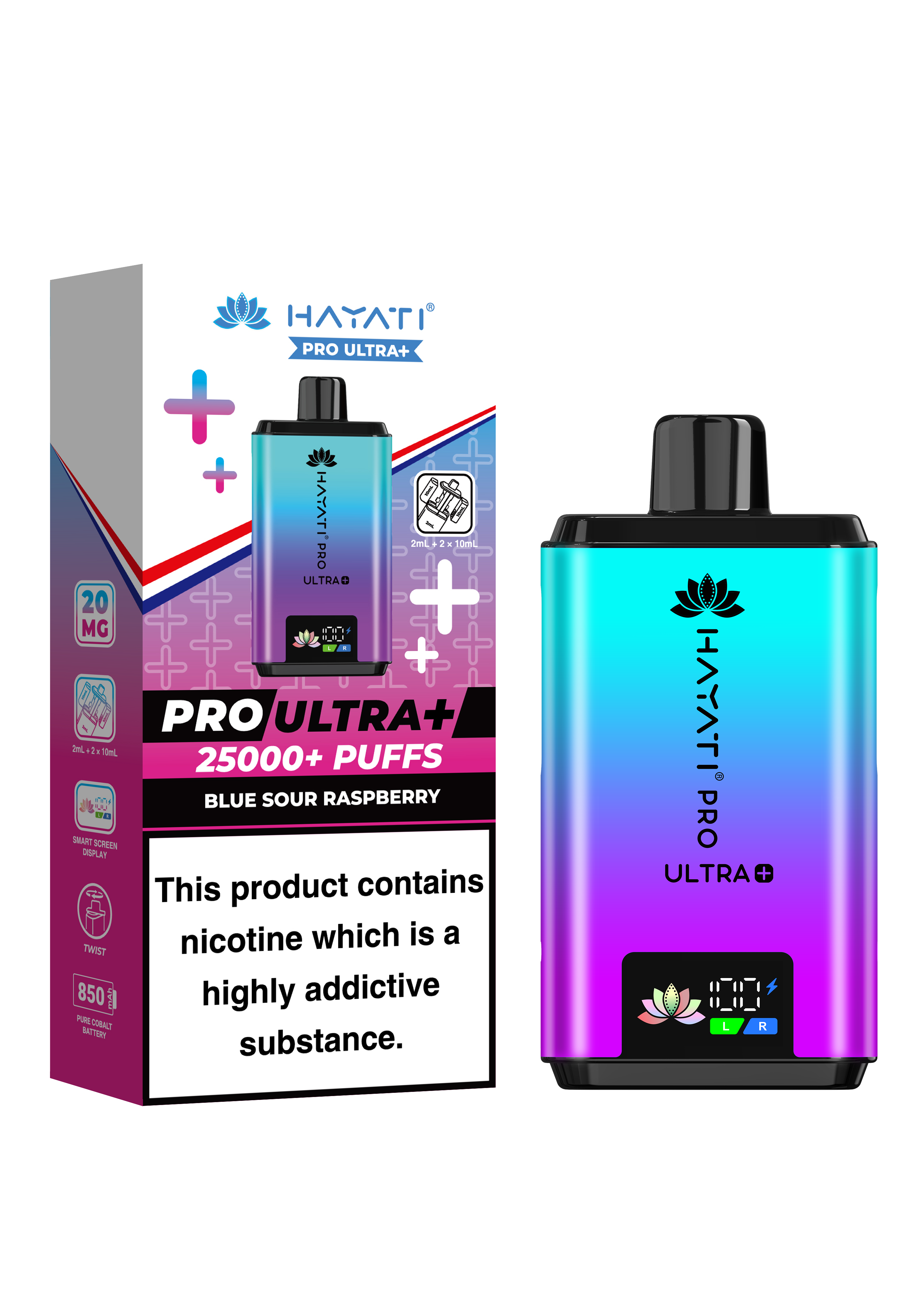 Hayati Pro Ultra + 25K Prefilled Pod Kit