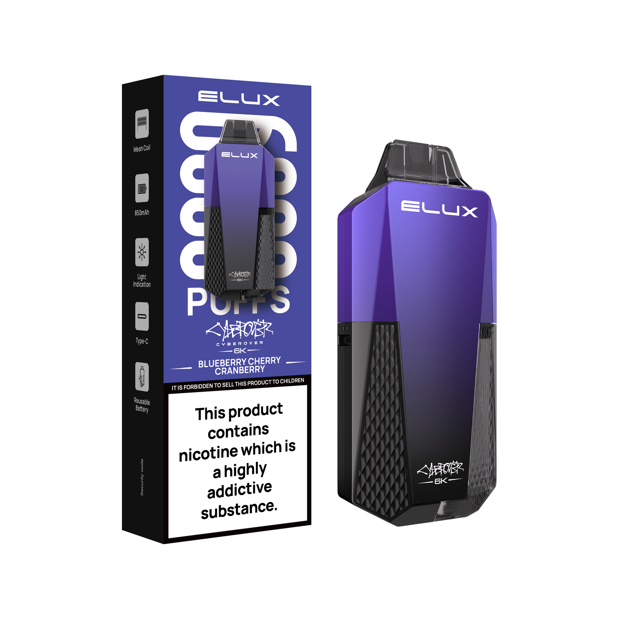 Elux Cyberover 6K Prefilled Vape Kit