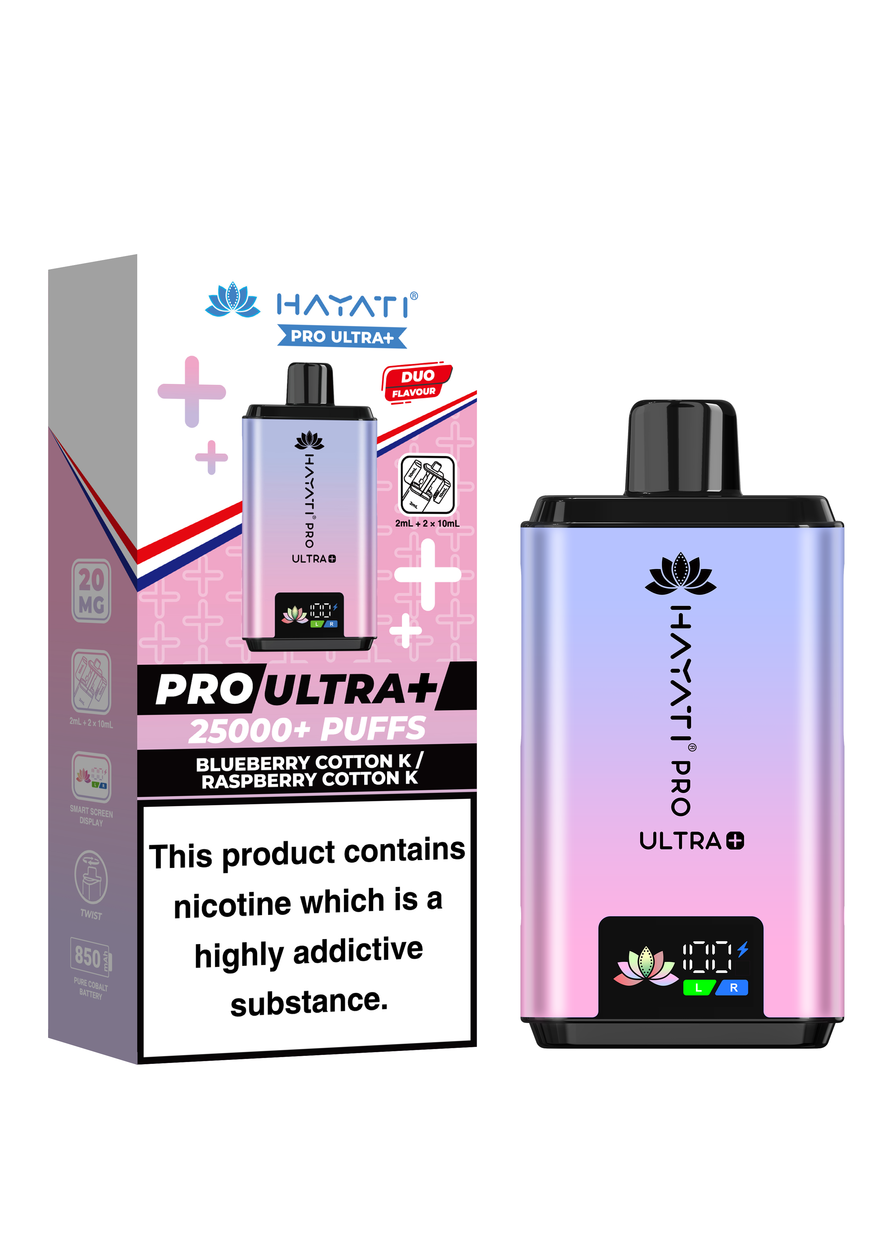 Hayati Pro Ultra + 25K Prefilled Pod Kit