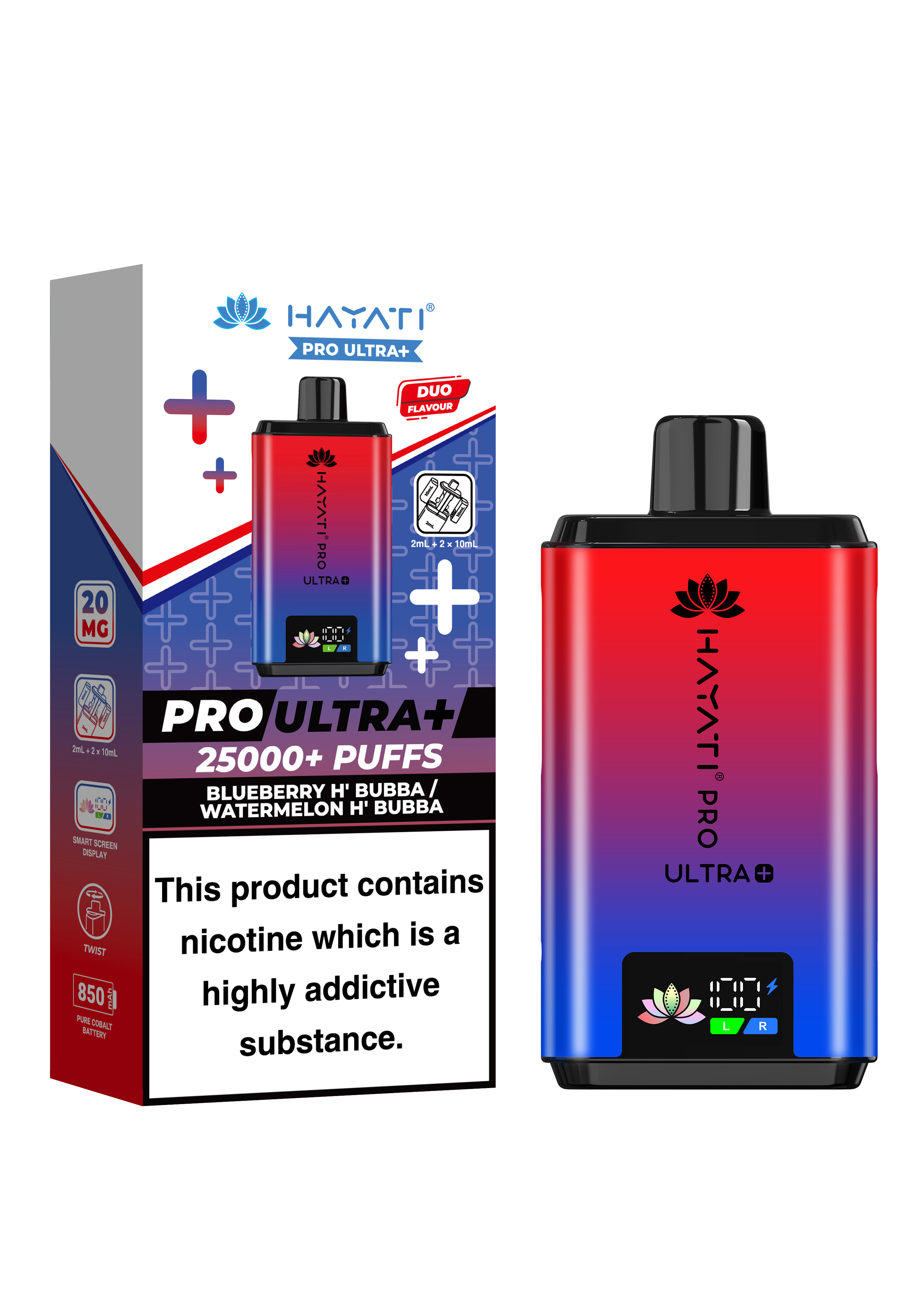 Hayati Pro Ultra + 25K Prefilled Pod Kit