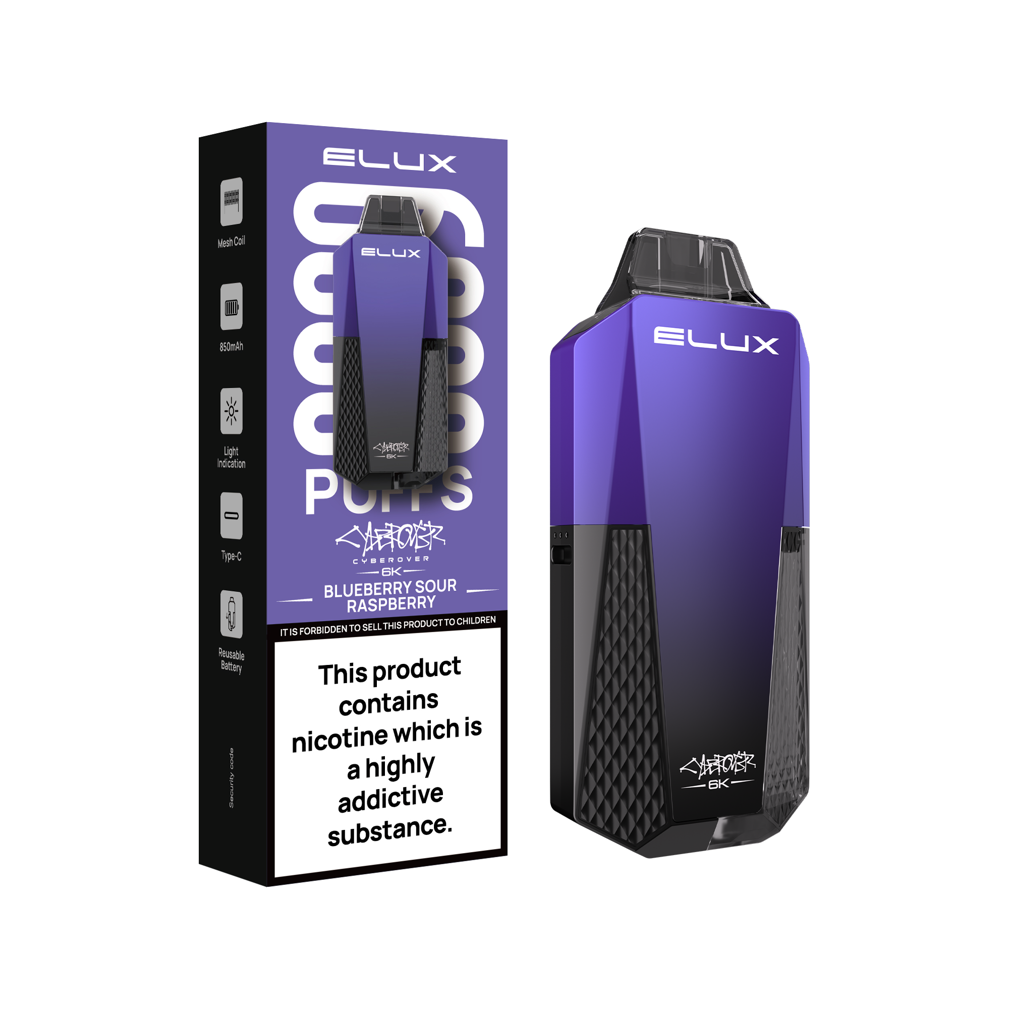 Elux Cyberover 6K Prefilled Vape Kit