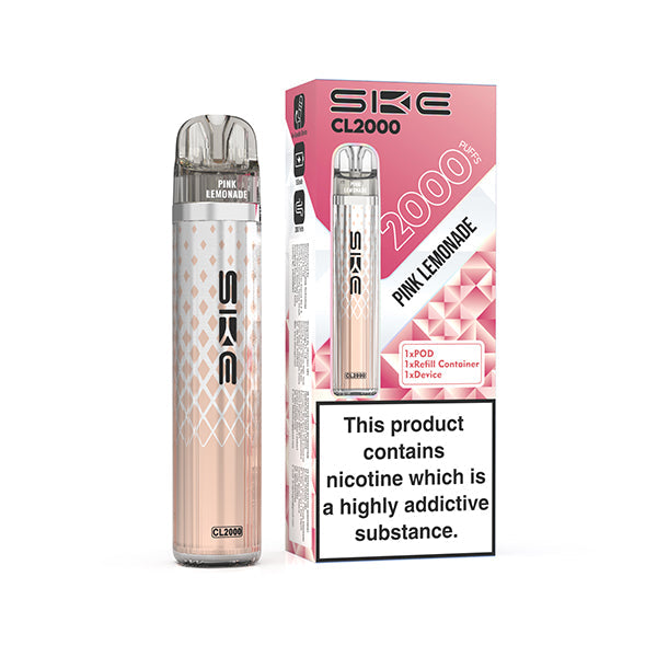 SKE CL2000 Prefilled Pod Vape Kit - Pink Lemonade