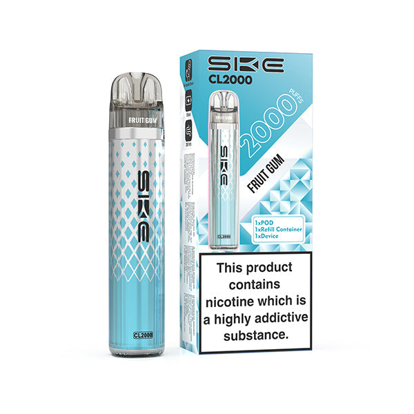 SKE CL2000 Prefilled Pod Vape Kit - Fruit Gum