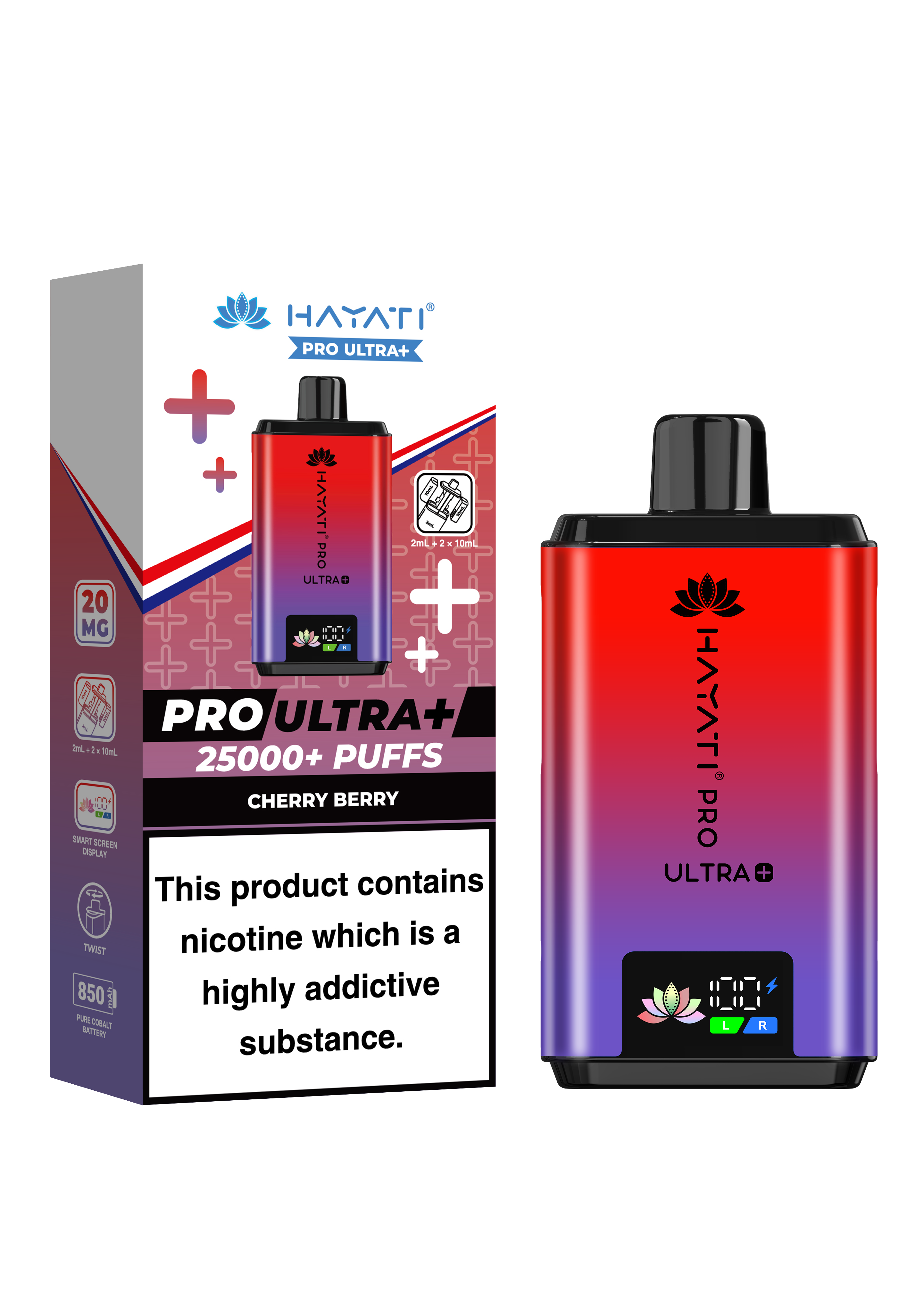 Hayati Pro Ultra + 25K Prefilled Pod Kit