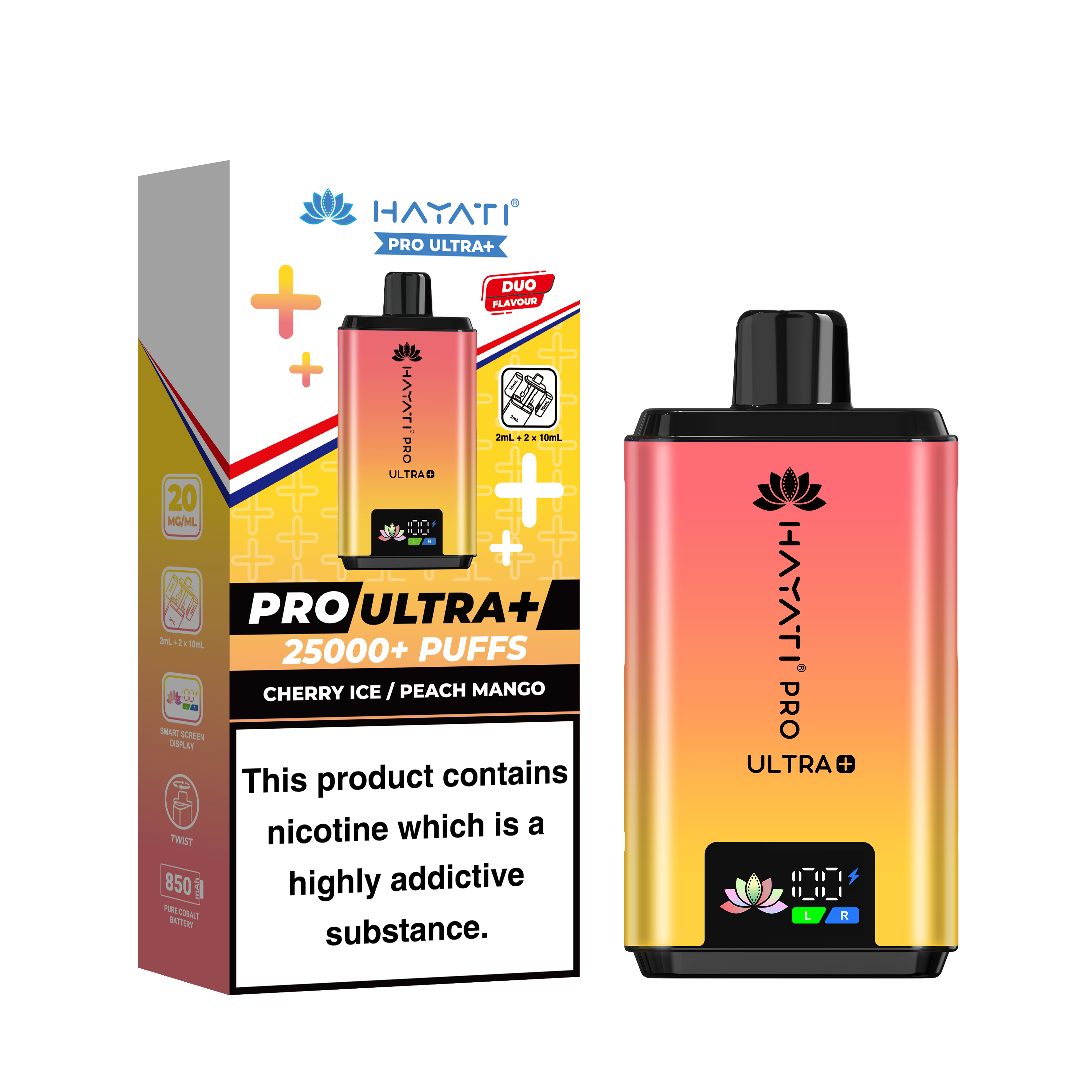 Hayati Pro Ultra + 25K Prefilled Pod Kit