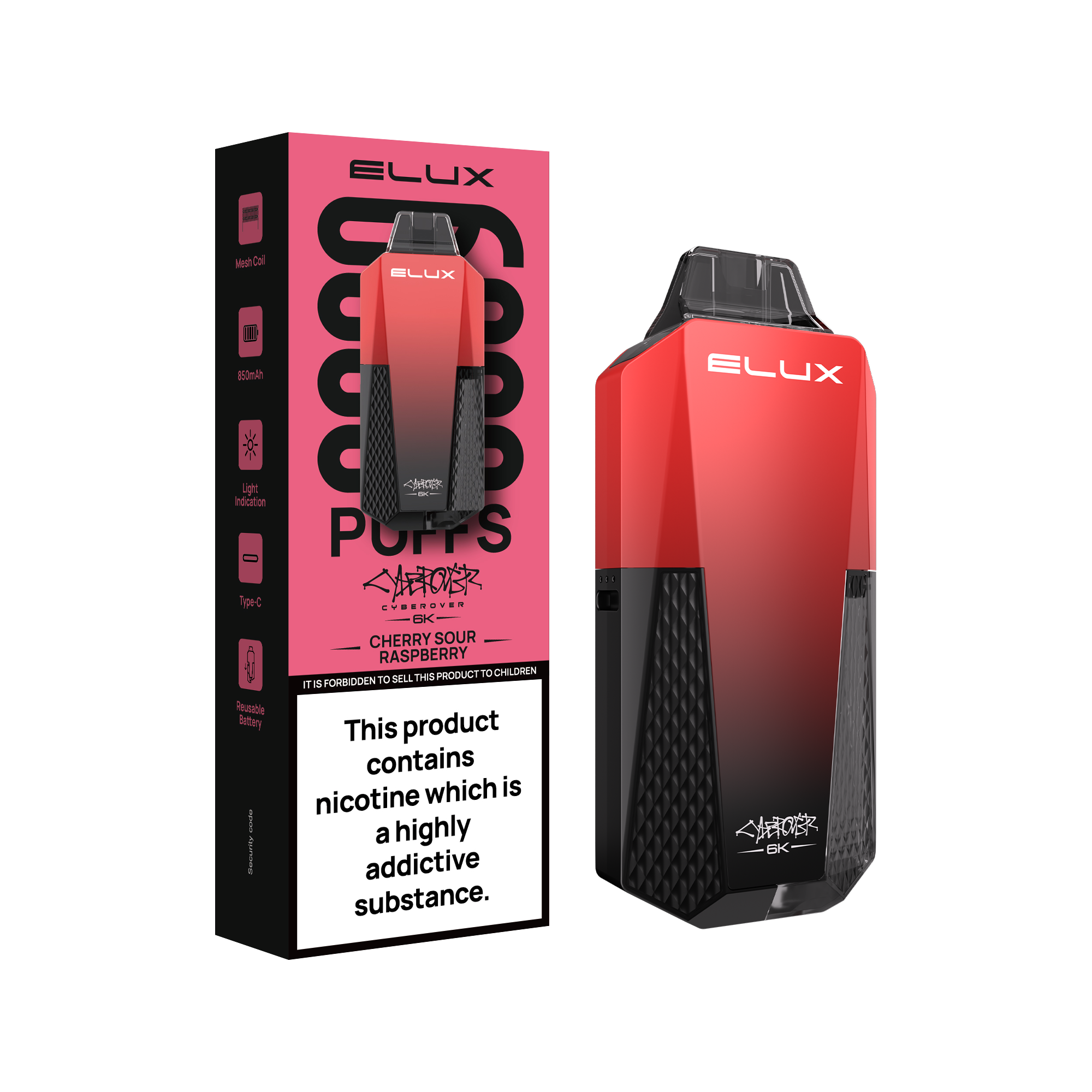 Elux Cyberover 6K Prefilled Vape Kit