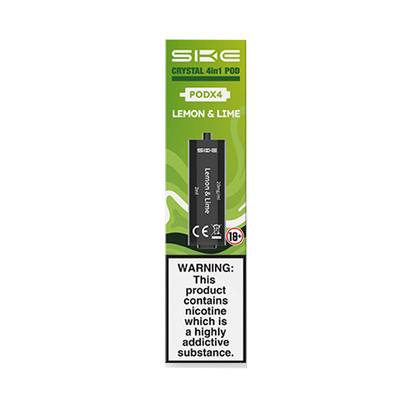 SKE Crystal 4in1 Prefilled Pods 2ml - Lemon Lime