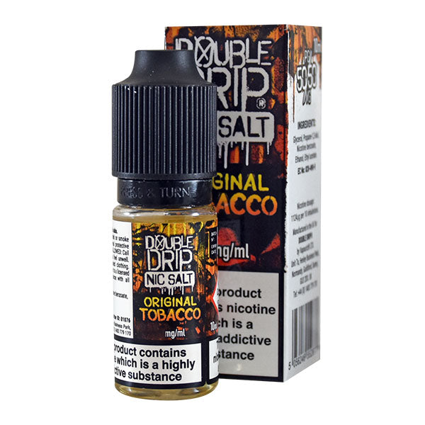 Double Drip Co Original Tobacco 10ml Nic Salt E-Liquid