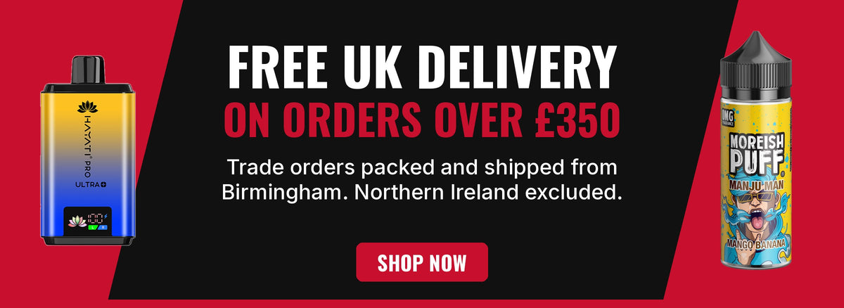 Free UK delivery on trade orders over £350, shop now