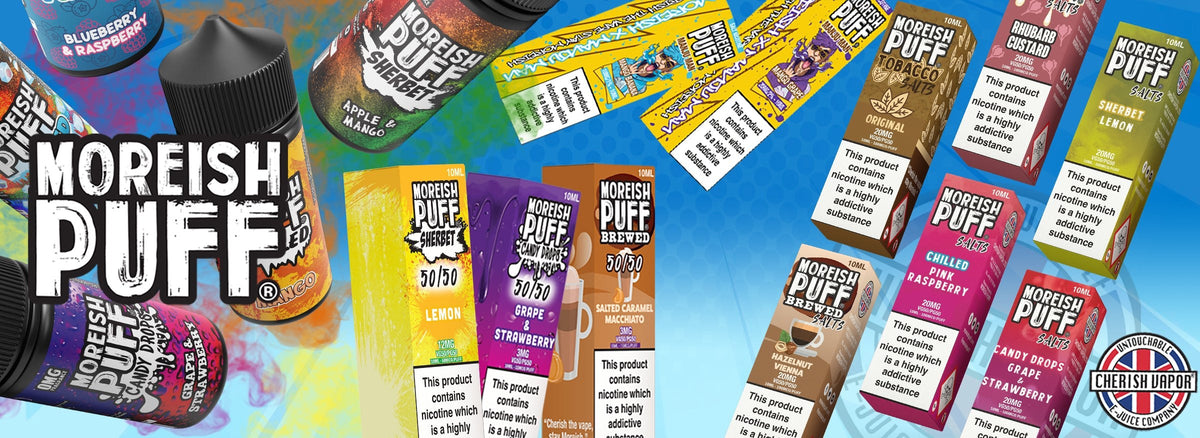 Moreish Puff e-liquids