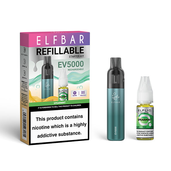 Elf Bar EV5000 Refillable Starter Kit - Spearmint