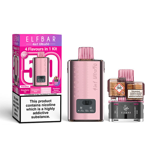 Elf Bar 4 in 1 Ultra 50 Prefilled Pod Kit