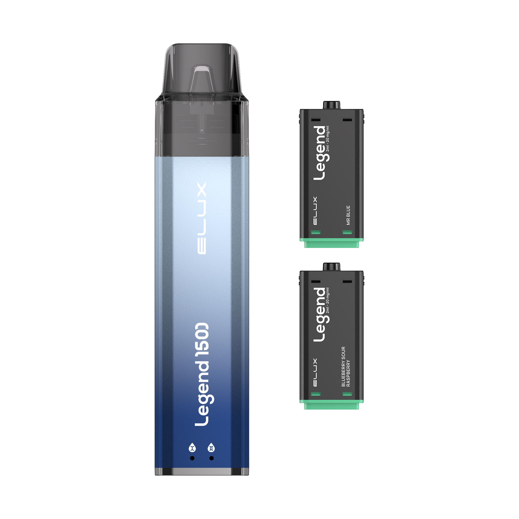 Elux Legend 1500 Prefilled Vape Kit - Blue Edition