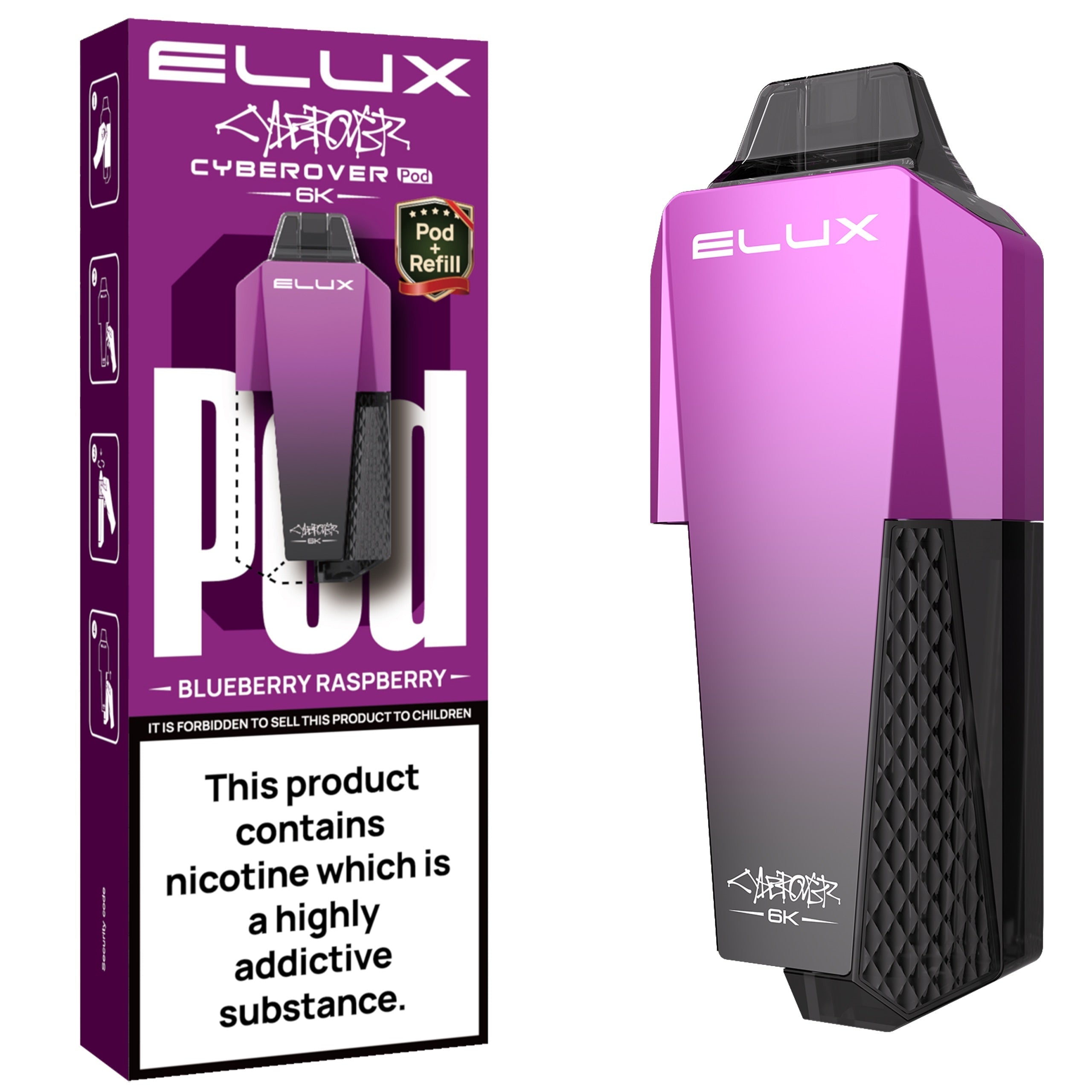 Elux Cyberover 6K Prefilled Pods
